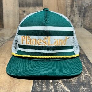 Roc Nation Paper Planes Planesland Knit Stripes Trucker Snapback Hat Botanical